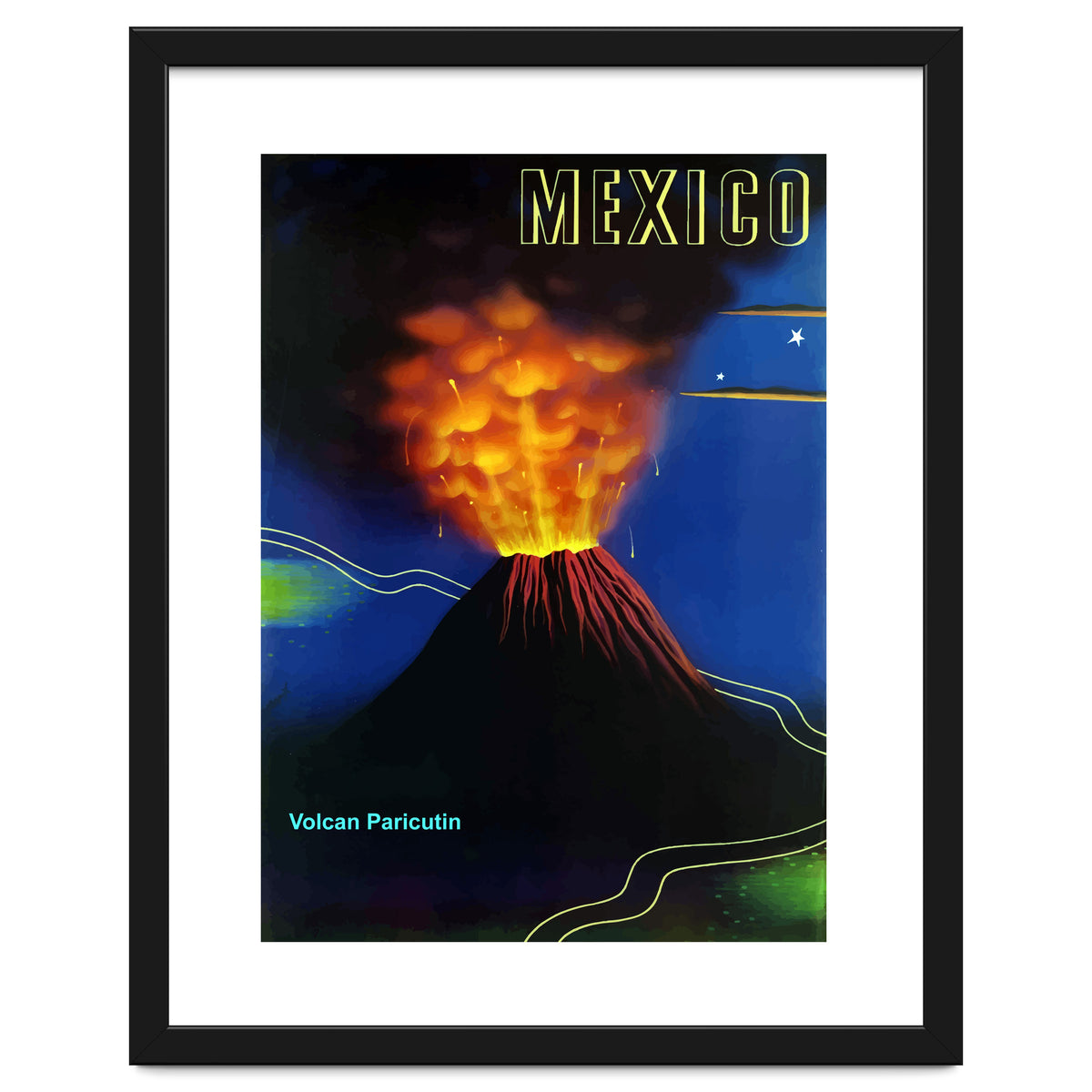 Mexico, Volcano Eruption