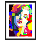 Hollywood Actress Monroe Pop Art WPAP Illustration thumbnail