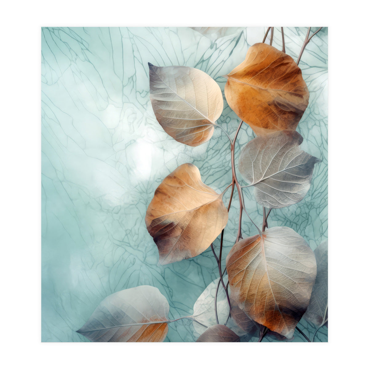 Winter leaves 2 (Print Only)