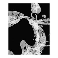 Black and White Abstract (Print Only)