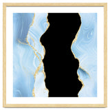 Blue & Gold Glitter Agate Texture 02 thumbnail