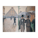 Gustave Caillebotte: Rue de Paris, temps de pluie - Paris Street in Rainy Weather, 1877. (Print Only) thumbnail