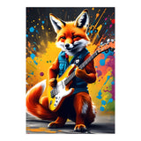 The Fox Plays The Guitar, Graffiti (Print Only) thumbnail