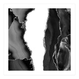 Black & Silver Agate Texture 07 (Print Only) thumbnail