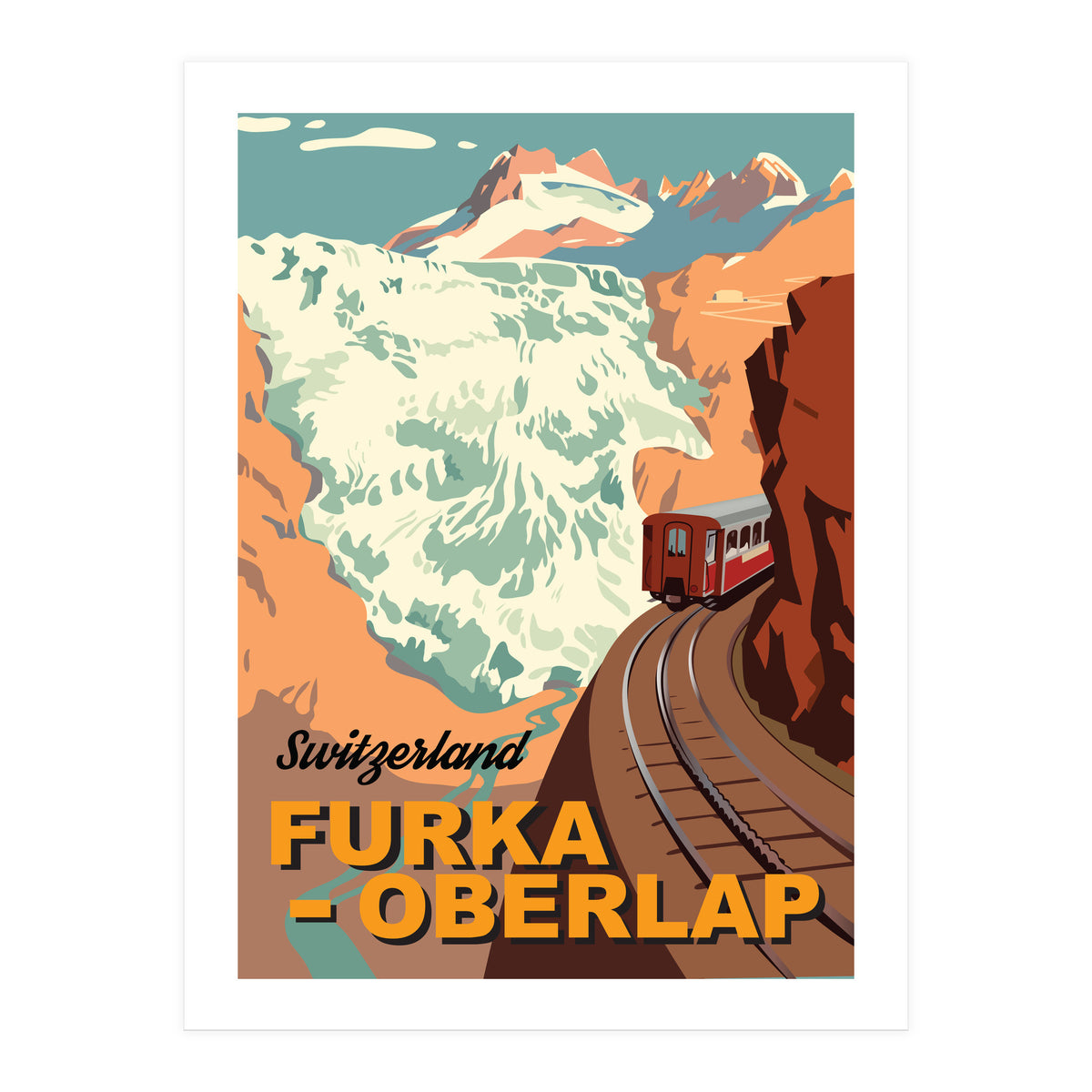 Furka Pass, Switzerland (Print Only)