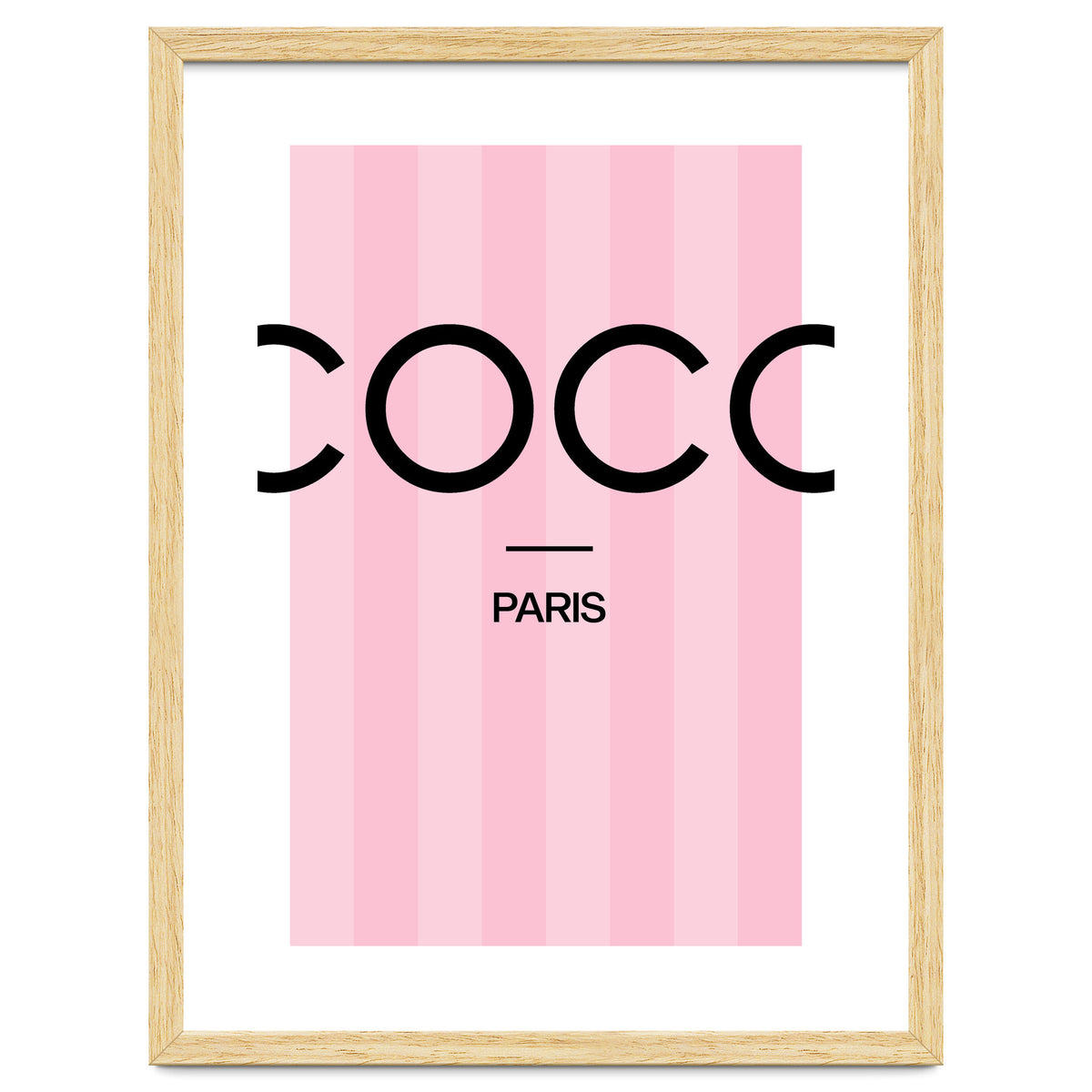 Paris Fashion Quote Art, Coco Chanel, Chic Decor