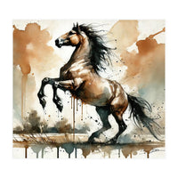 Fiery Horse Elegance (Print Only)