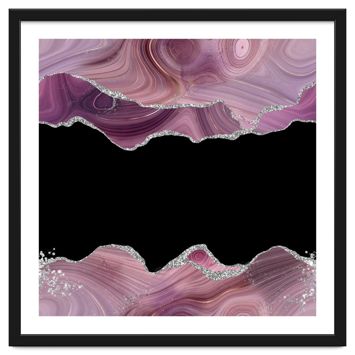 Mauve & Silver Agate Texture 03
