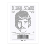 Receipt Art Ringo Starr Quotes (Print Only) thumbnail