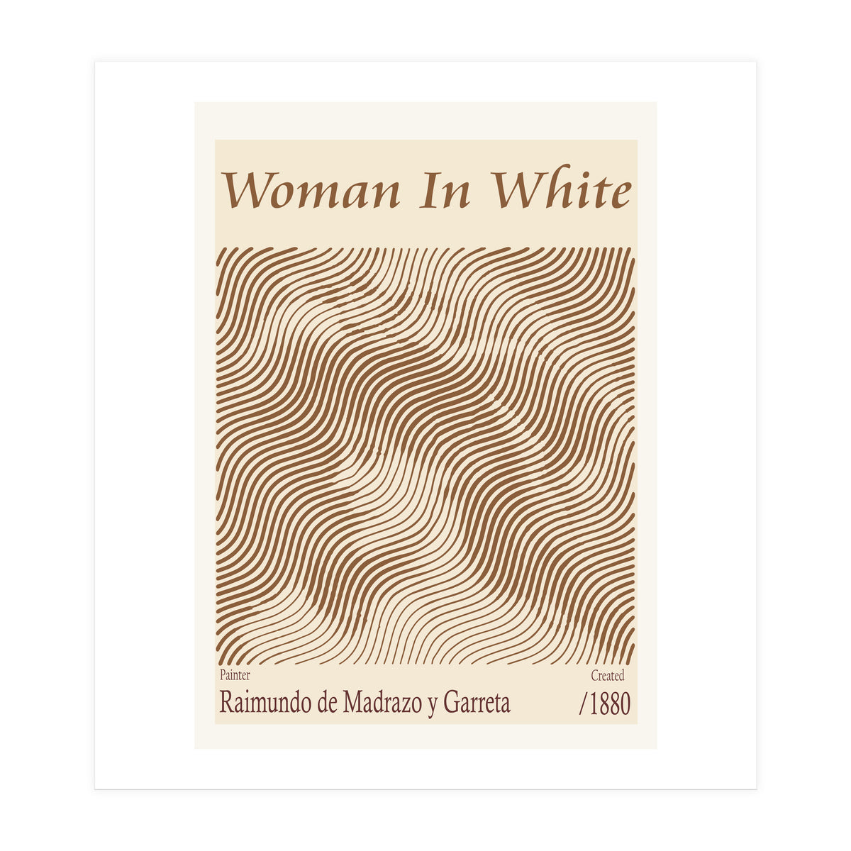 Woman In White – Raimundo De Madrazo Y Garreta (1880) (Print Only)