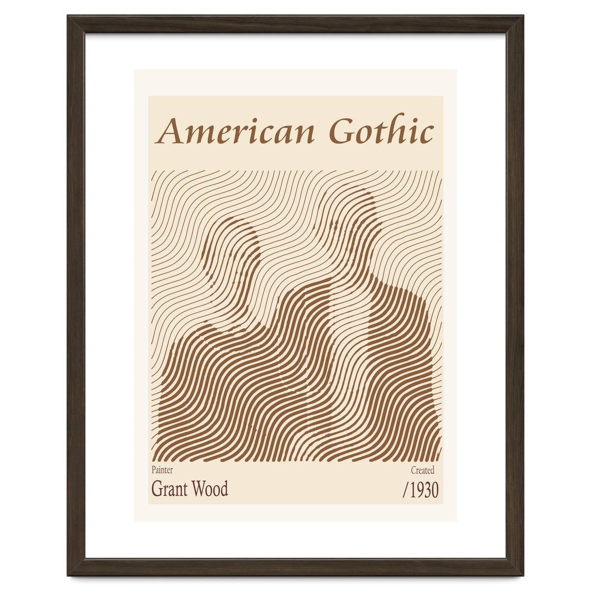 American Gothic – Grant Wood (1930)