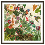 Exotic Lush Jungle And Wild Animals Landscape thumbnail