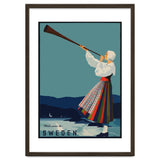 Sweden, Woman With Alp Horn thumbnail