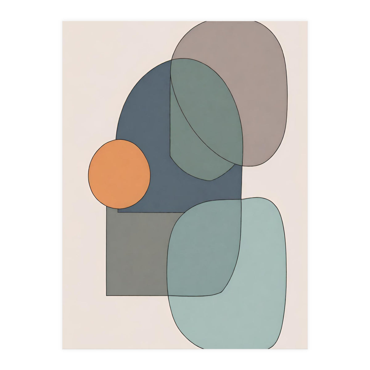 Peaceful Abstract (Print Only)