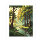 Golden Hour Stream (Print Only) thumbnail