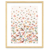 Watercolor Spring Butterflies Apricot thumbnail