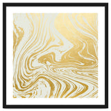 Gold Rush Minimal Illustration, Abstract Shine Luxe Glow Metallic Shimmer Golden Graphic Design thumbnail