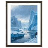 Majestic Arctic Icebergs and Glacial Valley thumbnail