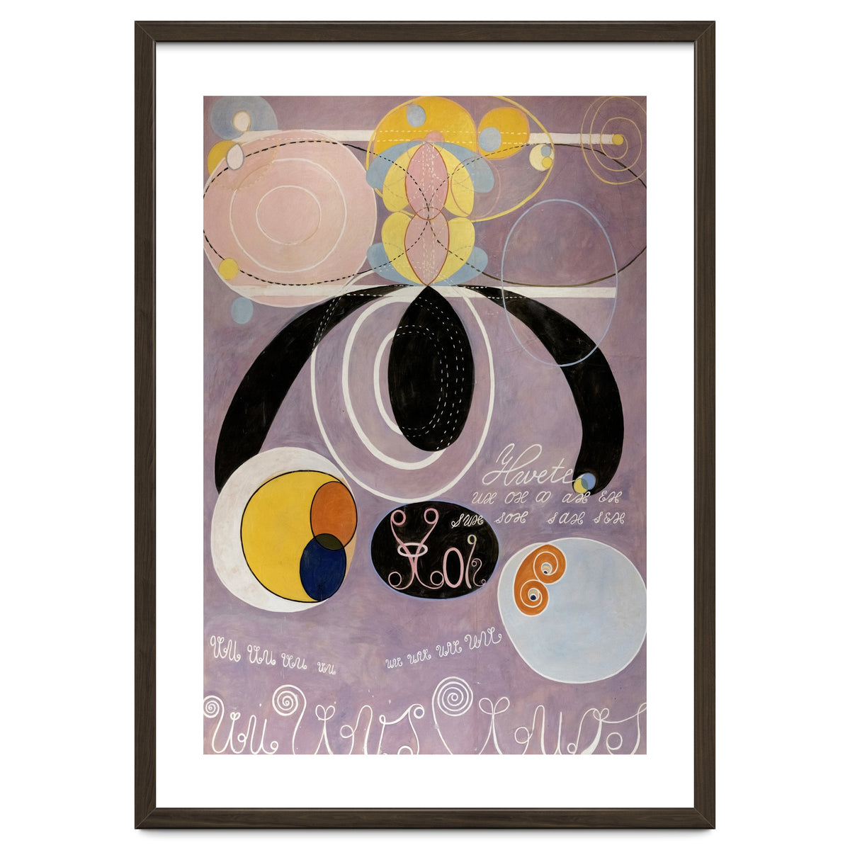 Hilma af Klint The - Ten Largest No 6 Adulthood Abstract Spiritual Art
