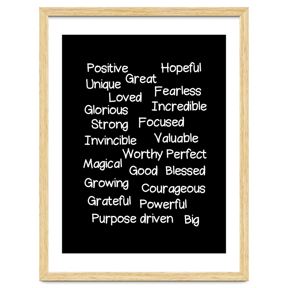 Positive affirmations