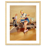 Sexy Pinup Girl On Bowling Incident thumbnail