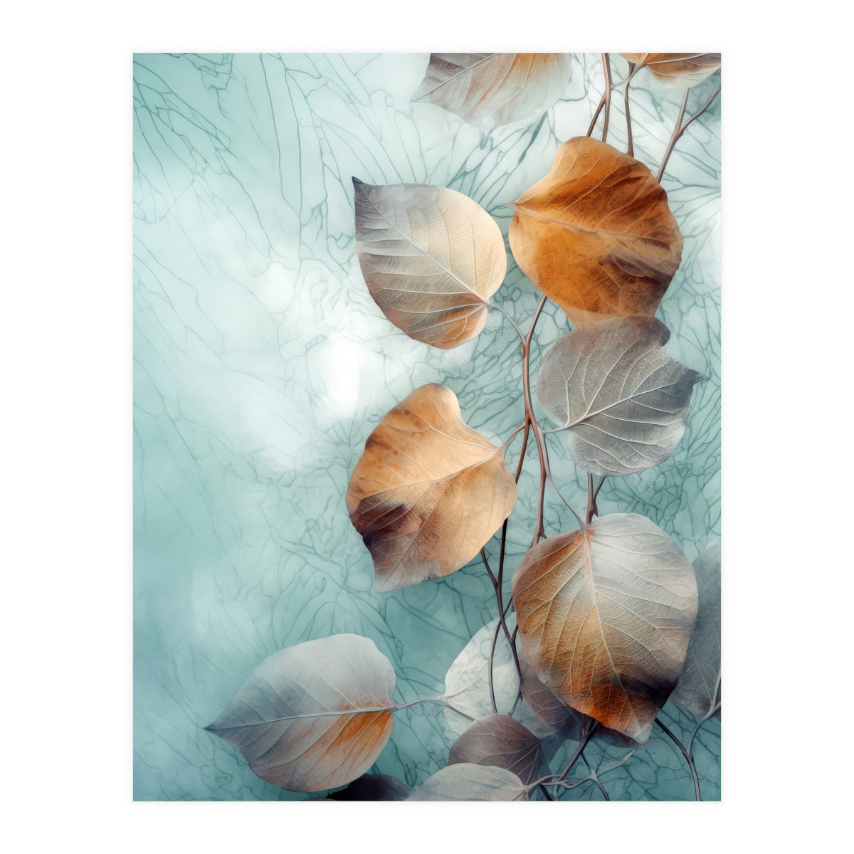 Winter leaves 2 (Print Only)