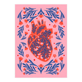 Floral Anatomical Heart (Print Only) thumbnail