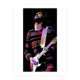 Eric Clapton American Rock and Blues Guitarist in Colorful (Print Only) thumbnail