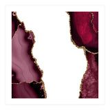 Burgundy & Gold Agate Texture 21  (Print Only) thumbnail