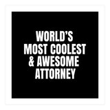 World's most coolest and awesome attorney (Print Only) thumbnail