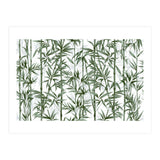 Bamboo Moody Green White (Print Only) thumbnail
