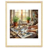 Cozy Kitchen Oil Painting thumbnail