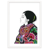 Embroidery Realistic Digital Embroidery Fashion Illustration Art Print Viddy Pop Studio Mood Room thumbnail