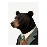 Black Bear In Suit (Print Only) thumbnail