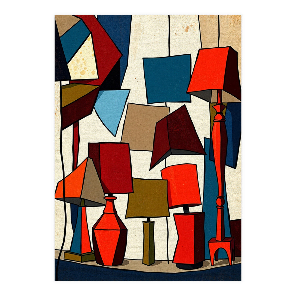 Abstract The Lamp (Print Only)