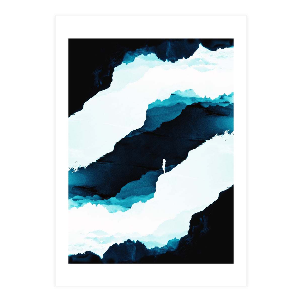 Teal Isolation (Print Only)