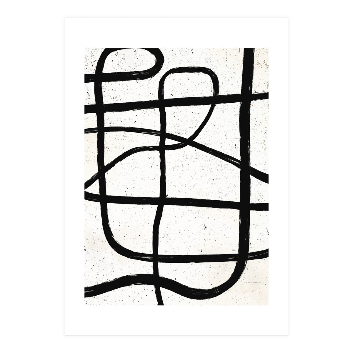 Nordic Scandinavian Marker Ink Line I (Print Only)