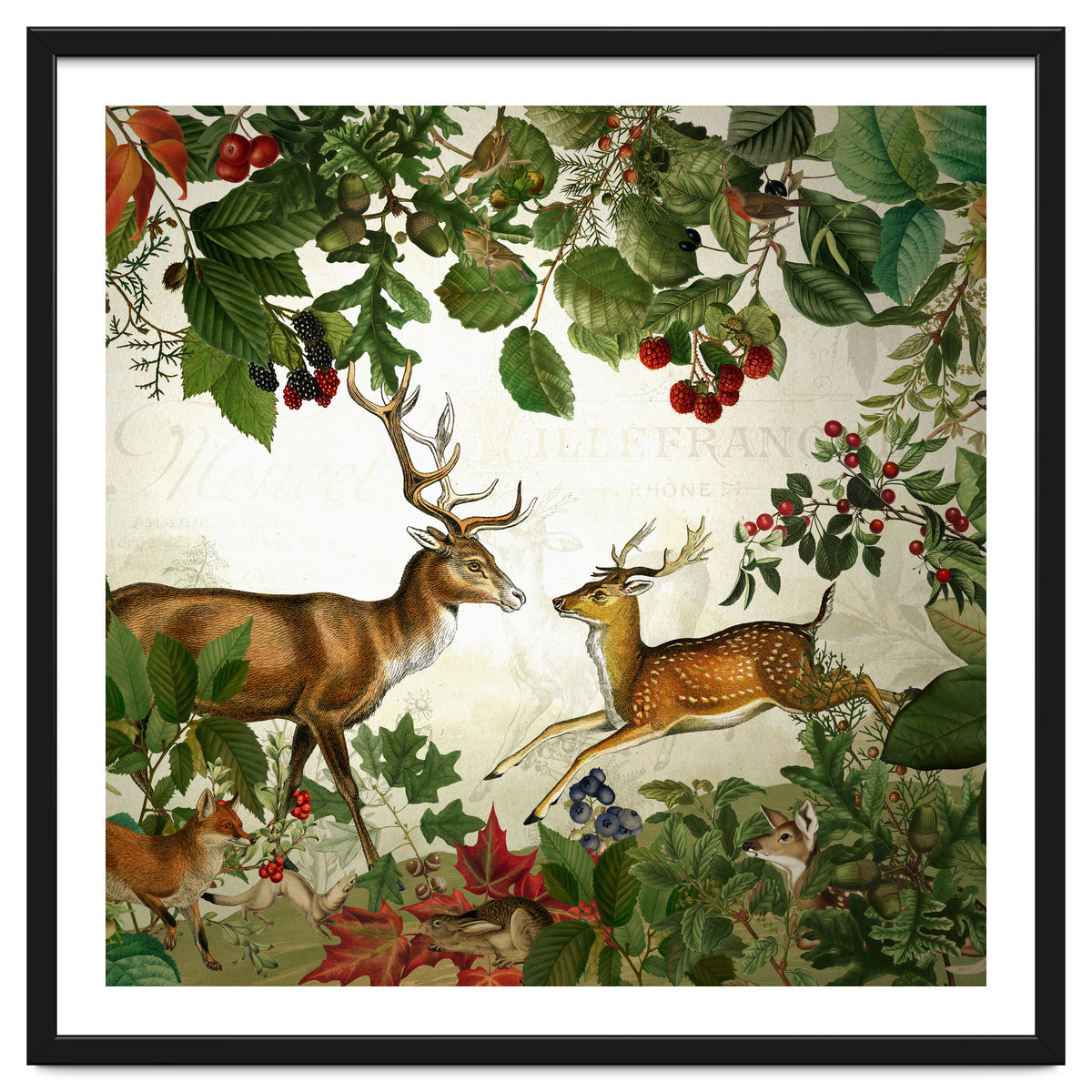 Nostalgic Autumn guardians of the forest 2