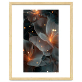 Ethereal Glowing Flora: Abstract Translucent Petals thumbnail