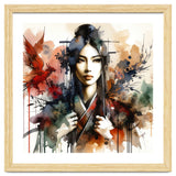 Phoenix Spirit Asian Warrior Portrait thumbnail