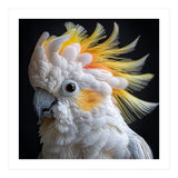 Beautiful Cockatoo Parrot Portrait Headshot (Print Only) thumbnail