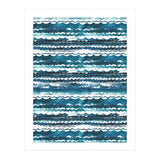 Beach Sea Ocean Waves Aqua Blue (Print Only) thumbnail