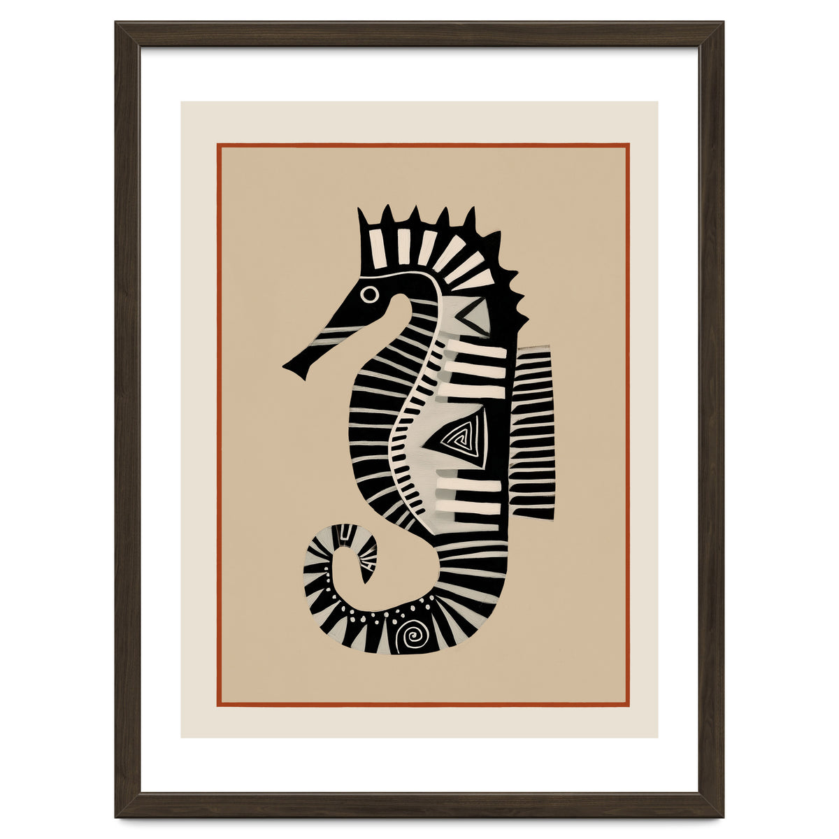 Striped Seahorse II