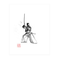 Samurai En Garde  (Print Only)