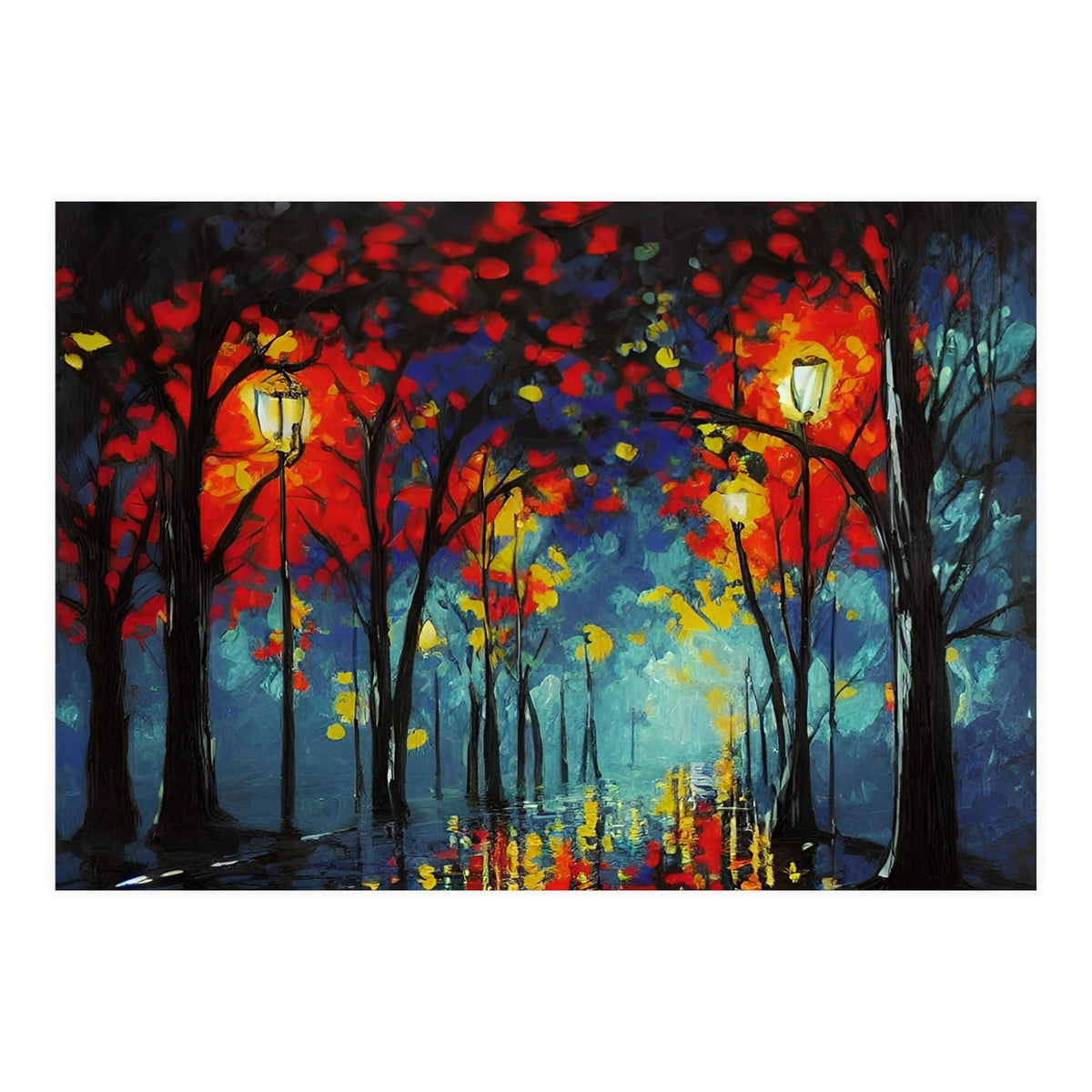 Abstract Nature Light Elegant (Print Only)