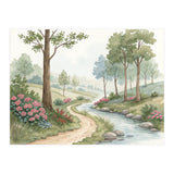 Serene Meadow Stream: A Gentle Countryside Walk (Print Only) thumbnail