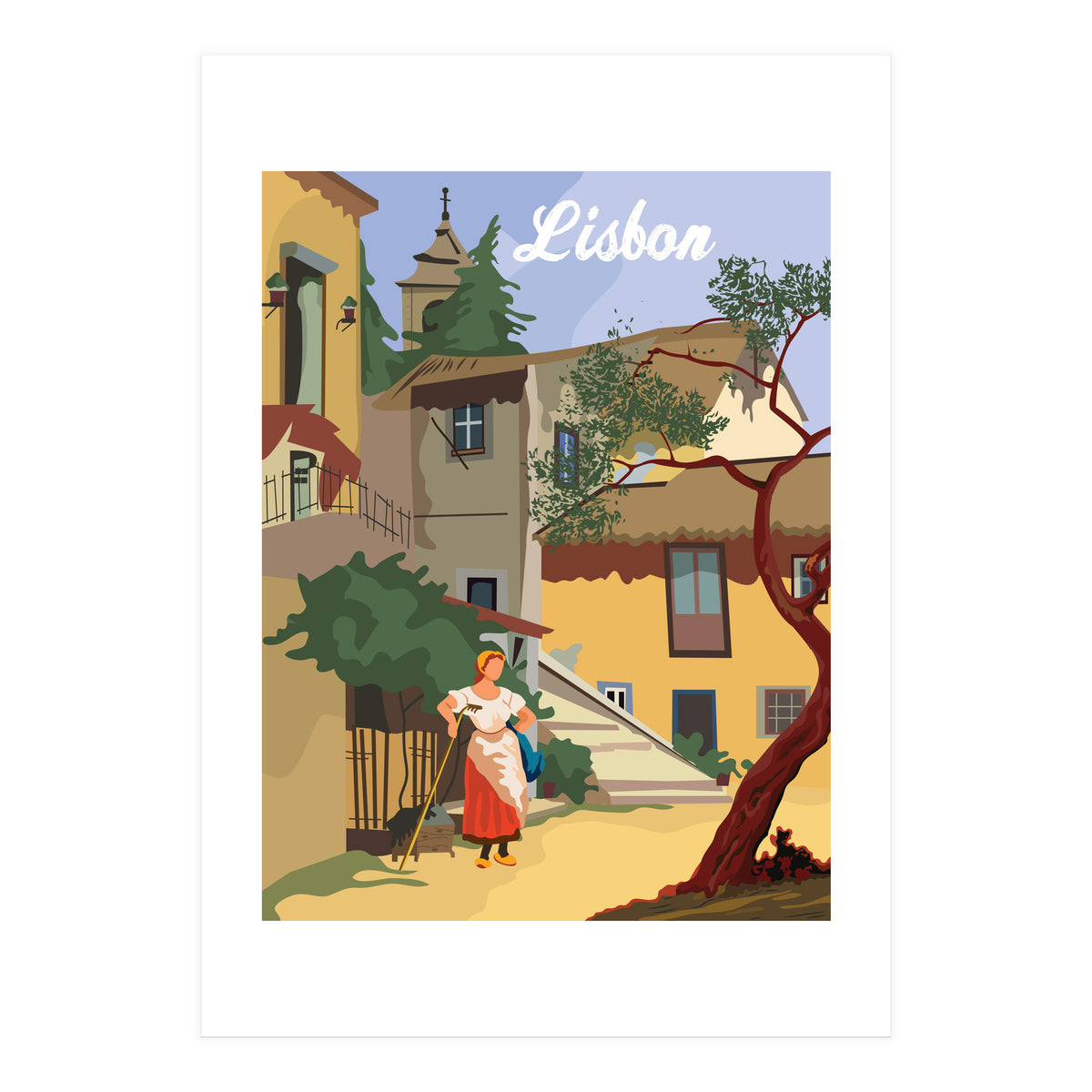Lisbon, Neighborhood (Print Only)