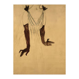 Henri de Toulouse-Lautrec / 'Yvette Guilbert', 1894, 186 x 93 cm. (Print Only) thumbnail