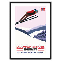 Ski Jump In Norway
