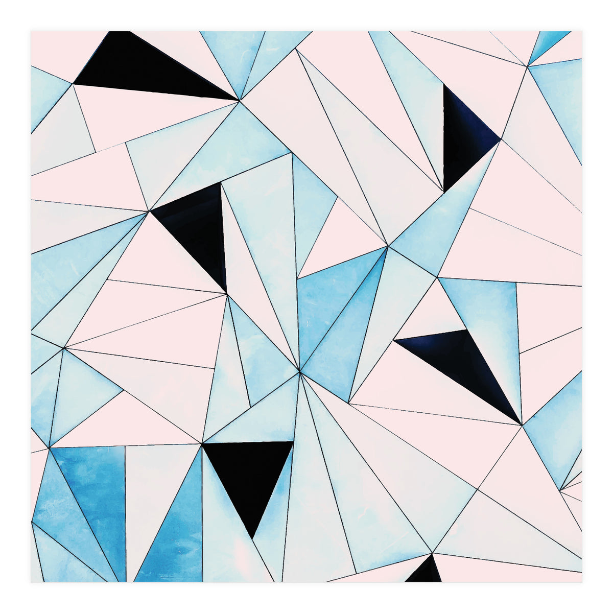 Geometric Washout #society6 #decor #buyart (Print Only)